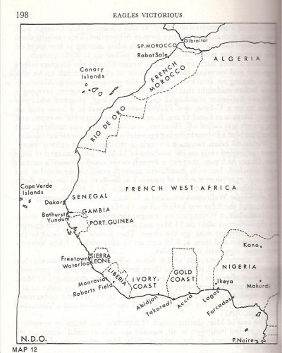 Allied Air Force bases in West Africa